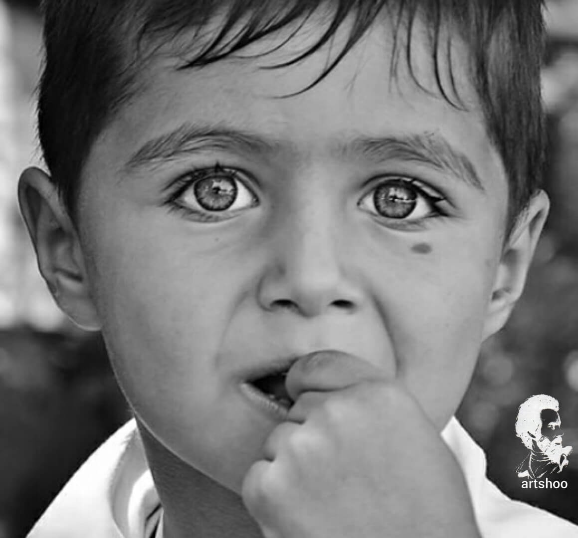 آموزش نقاشی سیاه قلم